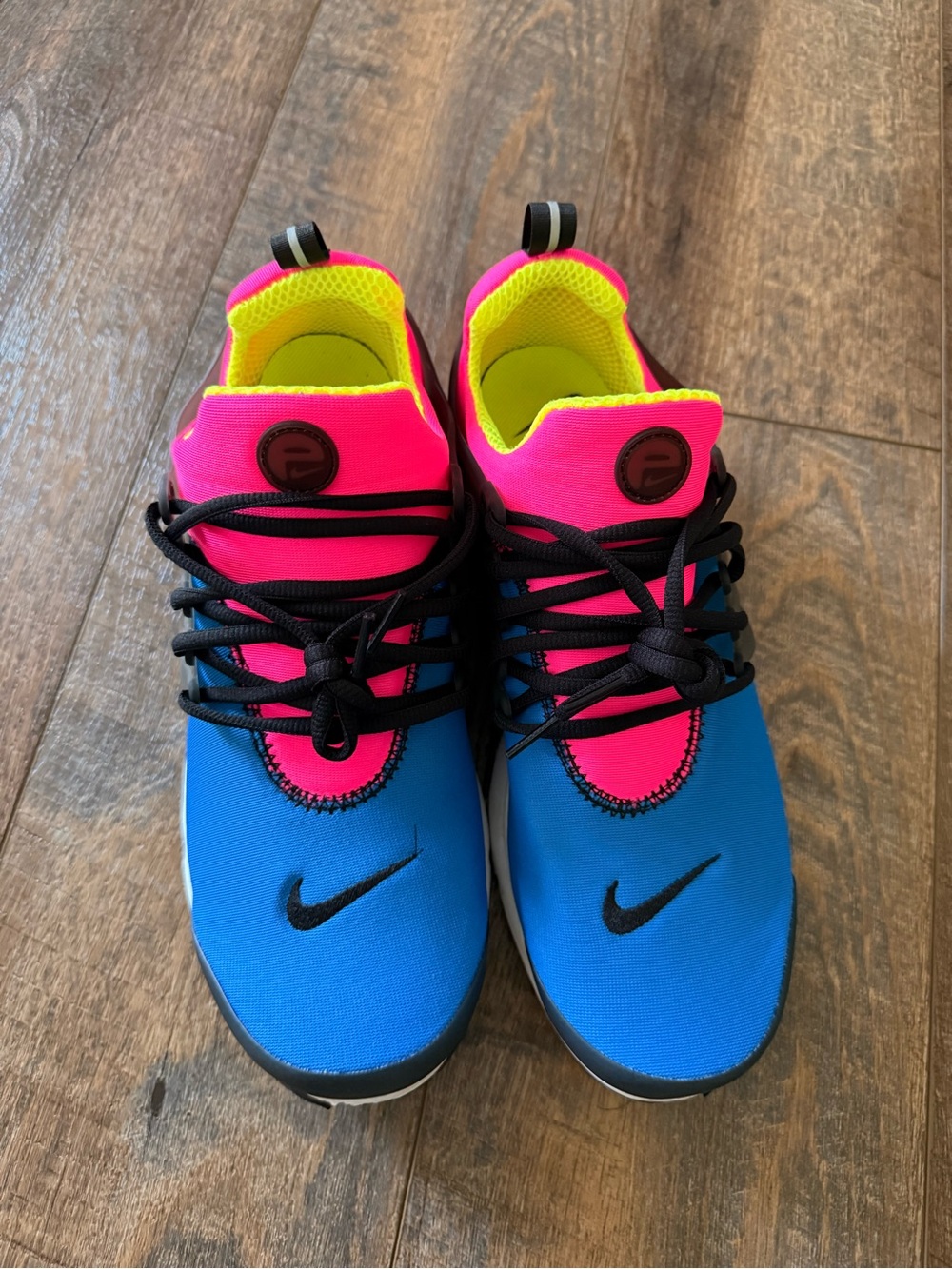 Nike Mens Air Presto Phot Blue & Pink Blast Sneakers